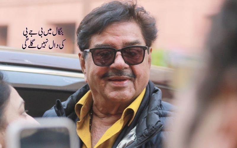 بنگال میں بی جے پی کی حکمت عملی کام نہیں کرے گی: شتروگھن سنہا